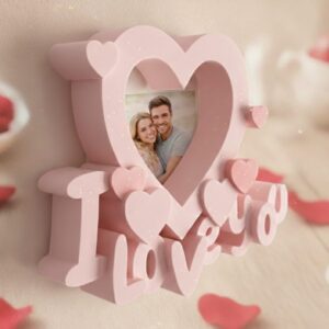 Portarretratos 3D "I Love You" Personalizado – Especial San Valentín